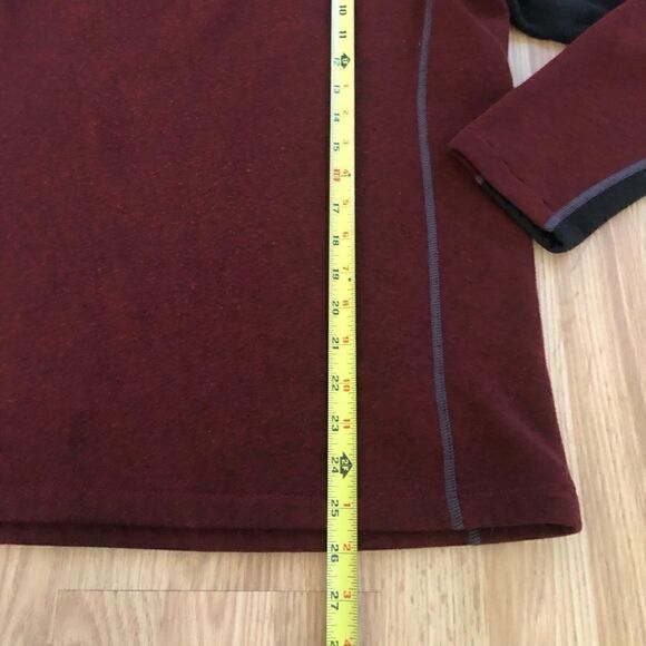 Kuhl Revel 1/4 Zip Sweater Mole/Charcoal Men's SIZE MED - Picture 6 of 11